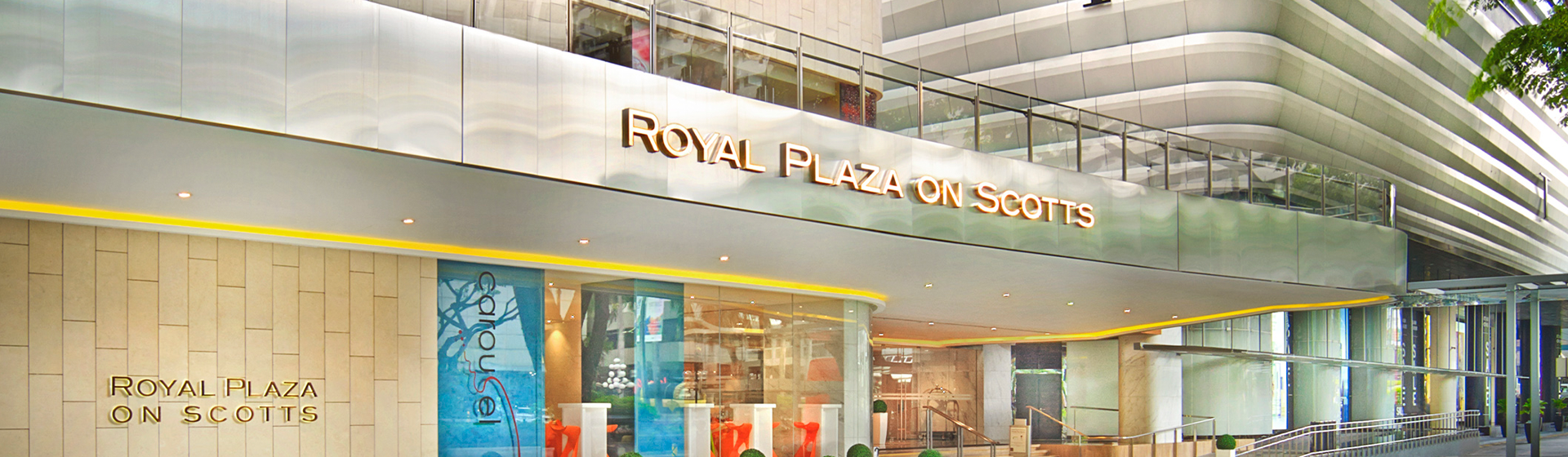 Entrance to Royal Plaza on Scotts Singapore