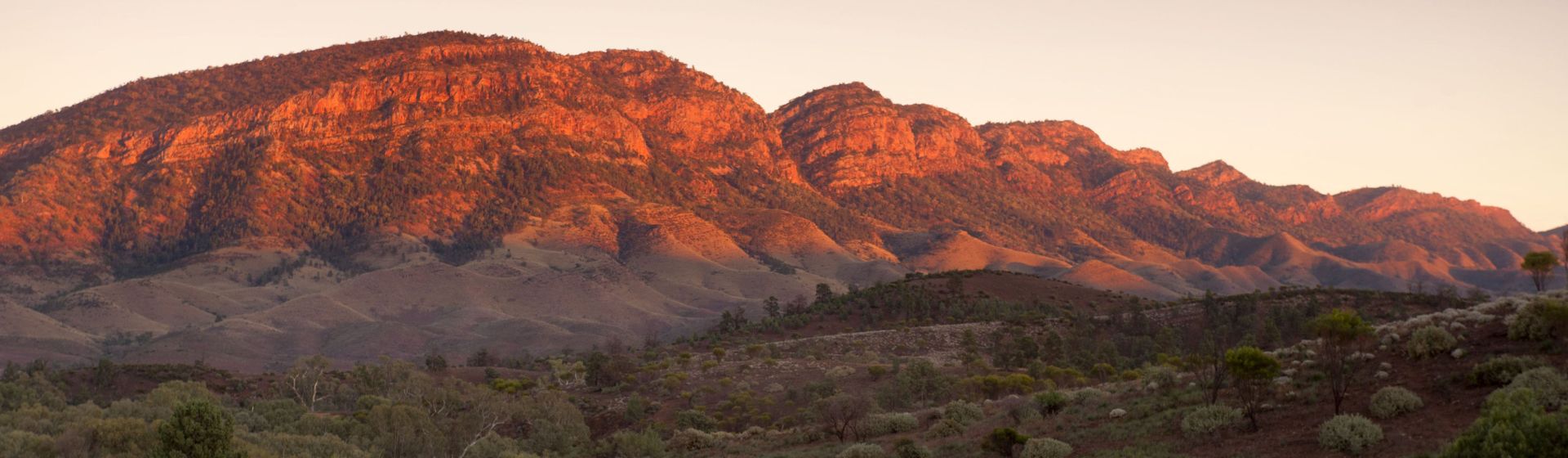 Sunset over Flinders Ranges, South Australia