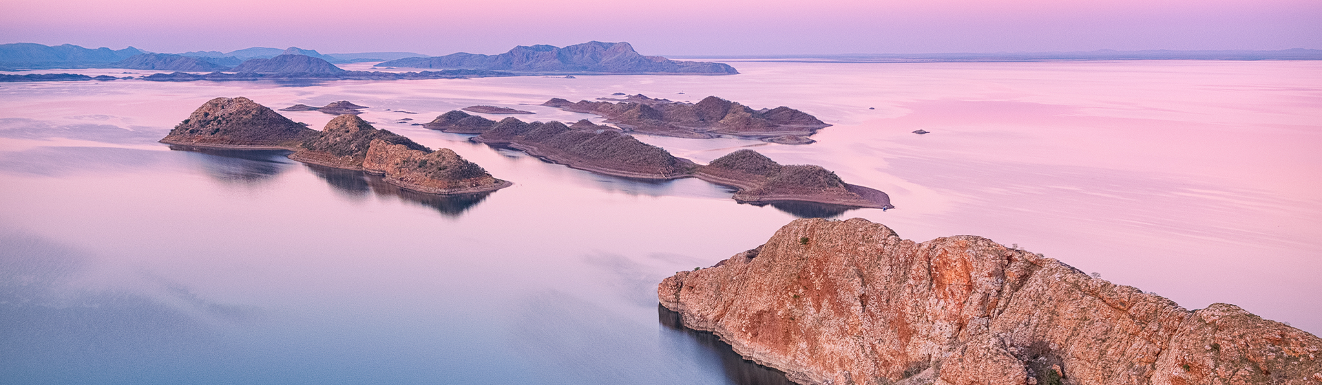 Dusk at Lake Argyle, Western Australia