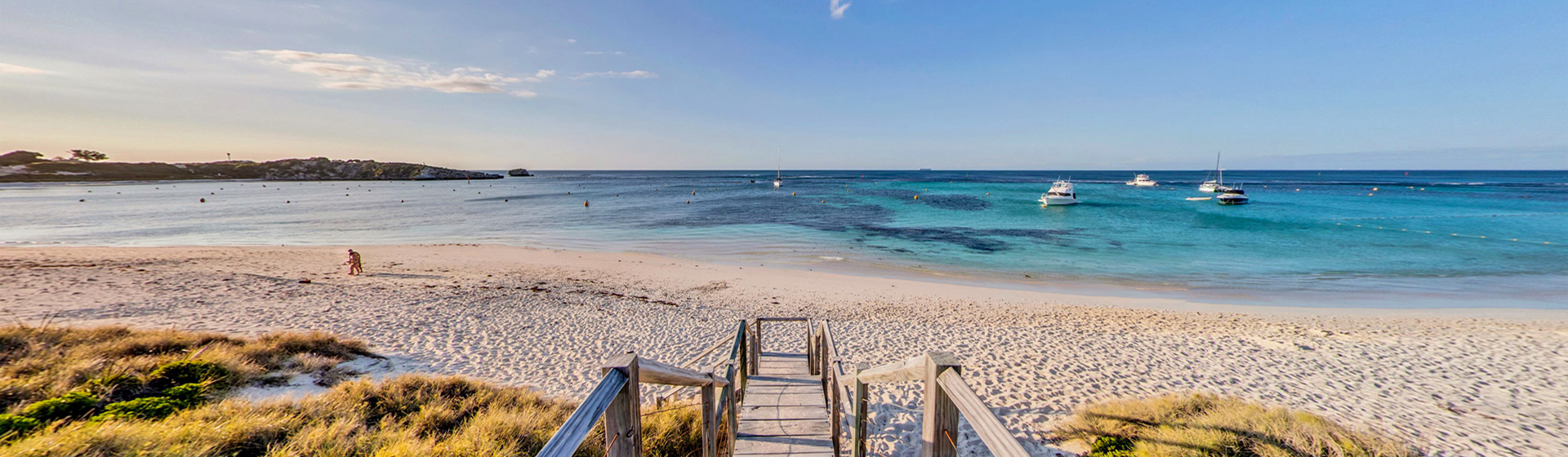 White sand beach at Longreach Bay, Rottnest Island, Western Australia